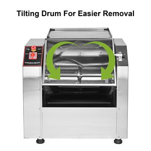 Đa chức năng thép không gỉ thương mại bánh 7.5/15/25/50kg bột trộn trộn Máy Bột nhào Máy trộn thực phẩm - Product Image 6