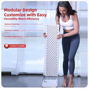 Redfy Advanced Spectrum Healing Modo pulsante 500W Chip Cuerpo completo LED Dispositivo infrarrojo cercano Pecho Nariz Panel de terapia de luz roja - Product Image 5