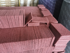 25 Pack 6 \ "X 9 \" Maroon Scuff bantalan tujuan umum halus bentuk persegi untuk otomotif persiapan permukaan lokal Stock US OBM OEM - Product Image 4