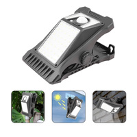 Lampe murale solaire LED longue durée à intensité variable avec détecteur de mouvement, luminaire extérieur portable et étanche pour jardin, forte luminosité