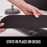 Repose-poignets ergonomique en caoutchouc souple personnalisé pour tapis de souris de jeu sur ordinateur avec soulagement de la douleur, résistant aux taches, certifié REACH