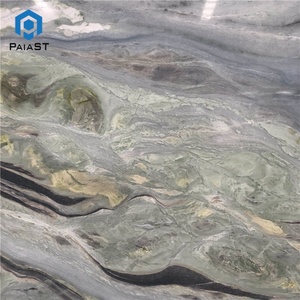 De Lujo decoración interior blanco Natural de mármol verde exótico Precio de piedra para la pared y <span class=keywords><strong>el</strong></span> piso del baño azulejos - Product Image 6