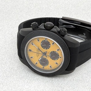 New 39mm <b>Men</b> Quartz Chronograph <b>Watch</b> Matte <b>Black</b> With VK63 Movement - Product Image 3