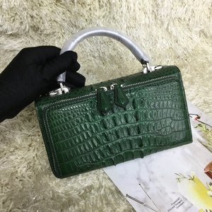 Sac en cuir de crocodile véritable à 100 % – Sac à bandoulière en cuir véritable pour femme – Sac à main de luxe en cuir de crocodile pour femme - Product Image 4