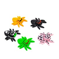 Skyink - Juego de 5 Mini Arañas, Lindos Juguetes Impresos en 3D, Coleccionables de Bolsillo para Decoración de Escritorio y Hogar