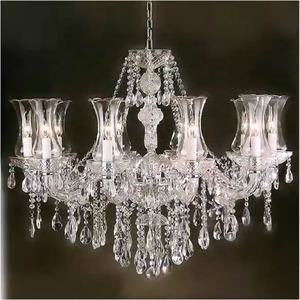 Lámpara de Arañ<span class=keywords><strong>a</strong></span> de Cristal de Lujo para Salón de Banquetes, Lámpara Colgante para Vestíbulo de Hotel, Salón de Fiestas, Eventos, Bodas, Iluminación de Capilla - Product Image 4