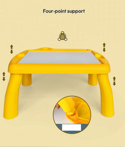 儿童绘图投影仪桌，光和音乐跟踪和绘图投影仪玩具，儿童智能投影仪素描桌，学习 - Product Image 6