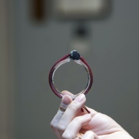 Bracelet unique en météorite NWA 869, tranche de météorite, harmonie cosmique, rare, méditation, astrologie, protection énergétique