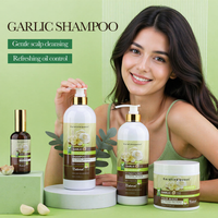 Champú de Ajo OEM ODM de Marca Privada para Limpieza Profunda, Anticaspa, Hidratante, para el Crecimiento del Cabello y Anticaída