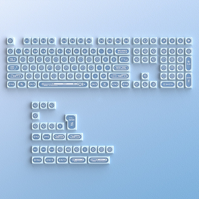 Wholesale Stock Customizable Blue Cat's Eye Stone Keycap for Mechanical Keyboard