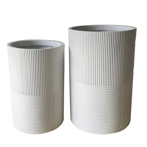 Maceta de granito; Maceta Hotel Maceta Columna Fibra de vidrio Bloque Antracita - Product Image 5