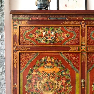 <span class=keywords><strong>Mueble</strong></span> de Entrada Oriental Chino Hecho a Mano de Madera Maciza de Alta Calidad con Patrones de la Suerte, <span class=keywords><strong>Mueble</strong></span> de Almacenamiento Multiusos para Sala de Estar - Product Image 3