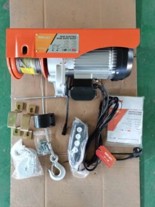 TOYO-INTL kualitas tinggi 220V 50HZ 250kg 500kg 750kg <span class=keywords><strong>1ton</strong></span> tipe Mini kawat listrik tali kerekan <span class=keywords><strong>1ton</strong></span> - Product Image 3