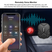 Localizador Magnético de Activos TK905, Dispositivo de Rastreo GPS para Automóvil a Prueba de Agua de 5000 mAh, Rastreador GPS Inalámbrico 4G Portátil con Batería de Larga Duración