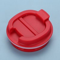 1 pièce Couvercles en plastique multicolores réutilisables pour tasses à café, bouteilles d'eau et gourdes de voyage, accessoires pour café et thé glacé