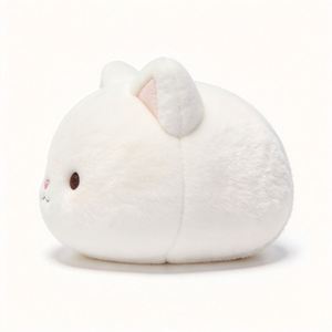 2026 New Style White <b>Cat</b> Fluffy <b>Plush</b> Toy Cute Soft <b>Cat</b> Stuffed <b>Plush</b> Pillow with PP Cotton Stuffed Toy Customize Pillow Plushie - Product Image 5