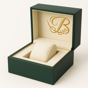 Logo personnalisé cadeau affichage OEM emballage stockage <span class=keywords><strong>luxe</strong></span> noir rigide carton papier boîte de <span class=keywords><strong>montre</strong></span> cas - Product Image 2