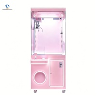 Machine à griffes minimaliste blanc pur, armoire métallique unie sans autocollant, logo personnalisable, machine d'arcade de luxe pour mariages et événements