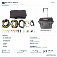 Testeur de protection de relais portable ZCL Z10 avec écran tactile 4,3 pouces, haute précision 0,2%, 4U*120V, 3I*30A, 90A parallèle, batterie intégrée