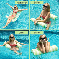 Flotador Inflable para Piscina, Silla Flotante, Hamaca Acuática Multiusos, Portátil y Ligera, Venta al Por Mayor