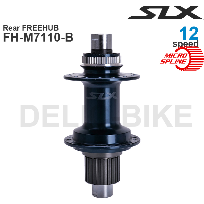 SHIMANO SLX HB-M7110 HB-M7110-B Front Hub & FH-M7110 Rear Freehub