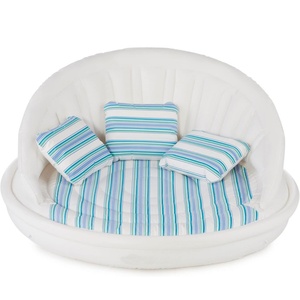 <b>Inflatable</b> Aqua <b>Sofa</b> Pool Lounger Float for Relaxation for Group Use in Pool Beach Lake - Product Image 3