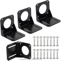 Moteur pas à pas Nema 23 57, support fixe, support de montage en acier pour moteur pas à pas Nema 23, avec vis de montage