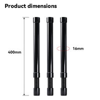 Antenne omnidirectionnelle industrielle en fibre de verre 100W 10dBi anti-drone avec ressort antichoc pour FPV UAV 433M 868M 915M 2.4G 5.8G