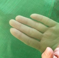 Malla Mosquitera de 16 Hilos con Ventana de Plástico Azul, Amarillo y Verde para Protección Contra Mosquitos