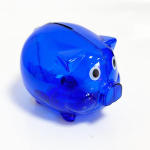 <span class=keywords><strong>Caja</strong></span> de dinero transparente con forma de cerdo transparente personalizada promocional - Product Image 2