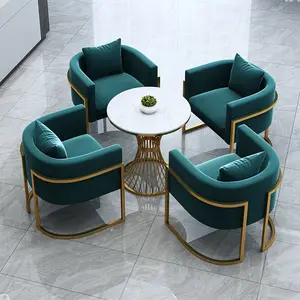 Sillón de comedor de metal personalizado de fábrica al por mayor, silla de restaurante, muebles de comedor modernos, sillas de comedor de tela de terciopelo