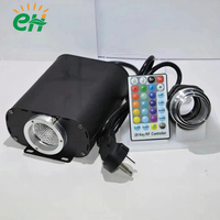 Moteur d'éclairage LED RVBW 45W à fibres optiques, effet scintillant, avec télécommande et commande vocale pour hall d'hôtel, home cinéma, décoration de plafond étoilé