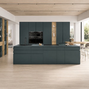 Gabinetes de Cocina de Roble Ahumado con Certificación FSC, Muebles de Cocina Modulares de Madera Oscura Modernos y de Lujo, Juego de Muebles de Madera Contrachapada Sostenible - Product Image 1