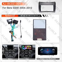 Aijia Player Frames Panel Harness Cable Car Parts for BENZ 2004-2012 B200 12.3in Car Radio Android 13 Stereo Screen