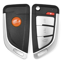 Clé de voiture télécommandée Xhorse Flip XKKF20EN de remplacement automatique 433Mhz 315Mhz pour véhicule