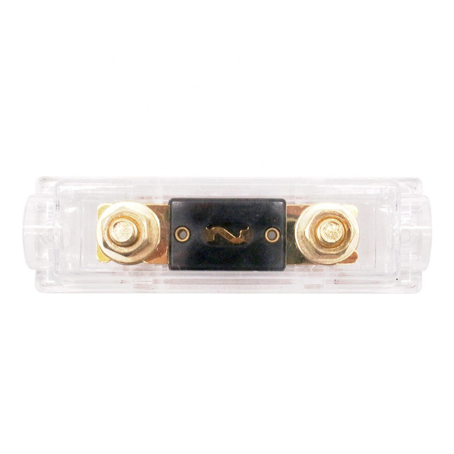 100A 150A 200A 300A Blade Automotive Panel Mount Gold Plated Car Audio Fuse Holder