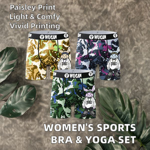 Calzoncillos bóxer largos de tiro medio para hombre con logotipo personalizado, nuevo diseño, tela cómoda, ropa interior de LICRA para hombre con logotipo láser personalizado, OEM - Product Image 3