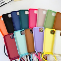 Vente chaude 2.0MM sublimation coque de téléphone souple solide liquide TPU avec sangle pour iPhone 14 13 12 11 Pro max