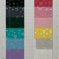 Cuir synthétique PVC imperméable et résistant à l'abrasion, motif pailleté imprimé spécial, 0,6-1,0 mm, pour trousses, sacs et cahiers