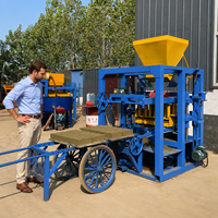Machine à fabriquer des blocs emboîtables QT4-24, machine à fabriquer des briques creuses en ciment à vendre