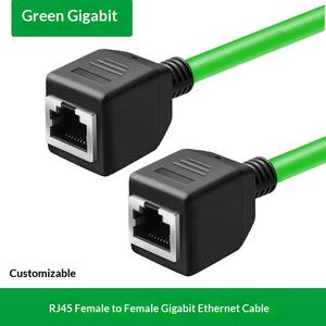 Промышленный гигабитный сетевой кабель-удлинитель RJ45 (гнездо-гнездо) из бескислородной меди, витая пара, для промышленных объектов - Product Image 4