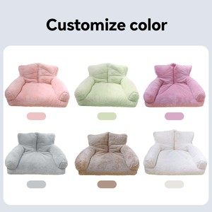 C4P Usine Vente Directe 22 pouces entraîneur Canapé Fourrure De Lapin Personnaliser Doux Confortable Chat Lits pour Intérieur Chats Chiot Chien Lit - Product Image 3