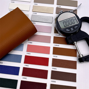 Échantillons gratuits Faux cuir PU tissu fabrication PU film supérieur cuir synthétique matériel pour la fabrication <span class=keywords><strong>de</strong></span> chaussures sac - Product Image 3