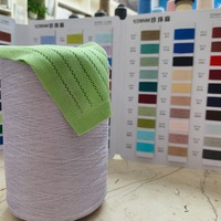 Fil de lin perlé 28NM, 89% viscose, 11% polyester, fil mélangé doux et respirant pour tricoter des pulls, des vêtements, des tricots pour femmes