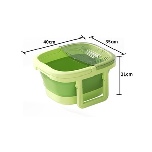 EVEFU Tazón Plegable con Aislamiento Térmico Reforzado para Lavar Pies y Pantorrillas, Ideal para Uso Doméstico y en Dormitorios - Product Image 5