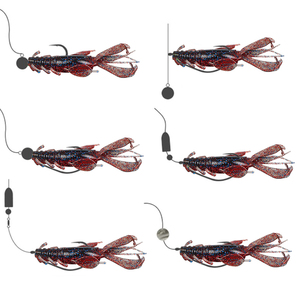 Palmer haute qualité 10cm 10g 6 couleurs artificiel réaliste écrevisses appât natation en plastique souple <span class=keywords><strong>leurre</strong></span> de pêche pour eau douce - Product Image 6
