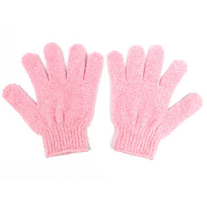 Gloway vendita calda Body Scrubber guanto da bagno in Nylon guanti esfolianti personalizzati guanti da bagno guanti esfolianti per doccia - Product Image 3