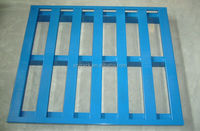 Palettes en acier tubulaire métalliques empilables, robustes, soudées, de taille standard européenne XZY, économiques et durables