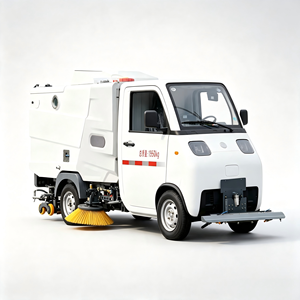 Petit camion de nettoyage intégré à lavage profond 1m³ avec jet haute pression pour le déneigement et l'élimination de la boue des chaussées - Product Image 1