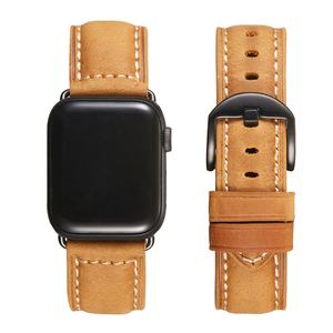 <span class=keywords><strong>Bracelet</strong></span> de remplacement rétro en cuir véritable pour <span class=keywords><strong>Apple</strong></span> <span class=keywords><strong>Watch</strong></span> Series 9 <span class=keywords><strong>8</strong></span> 7 6 5 pour Iwatch Belt - Product Image 4